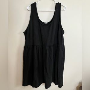 Black babydoll dress